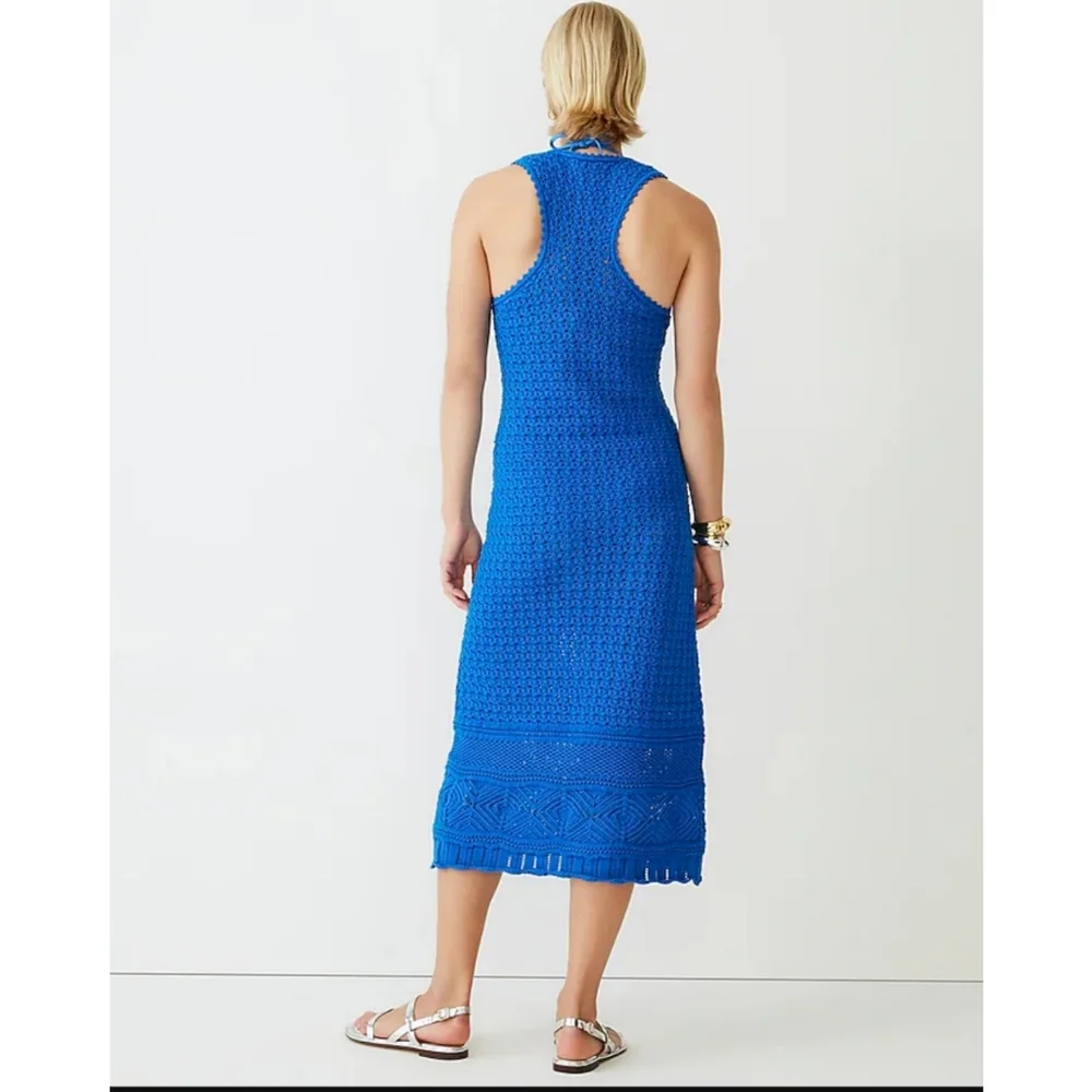 82. J.Crew Limited-edition crochet maxi sweater-dress - Picture 3 of 11